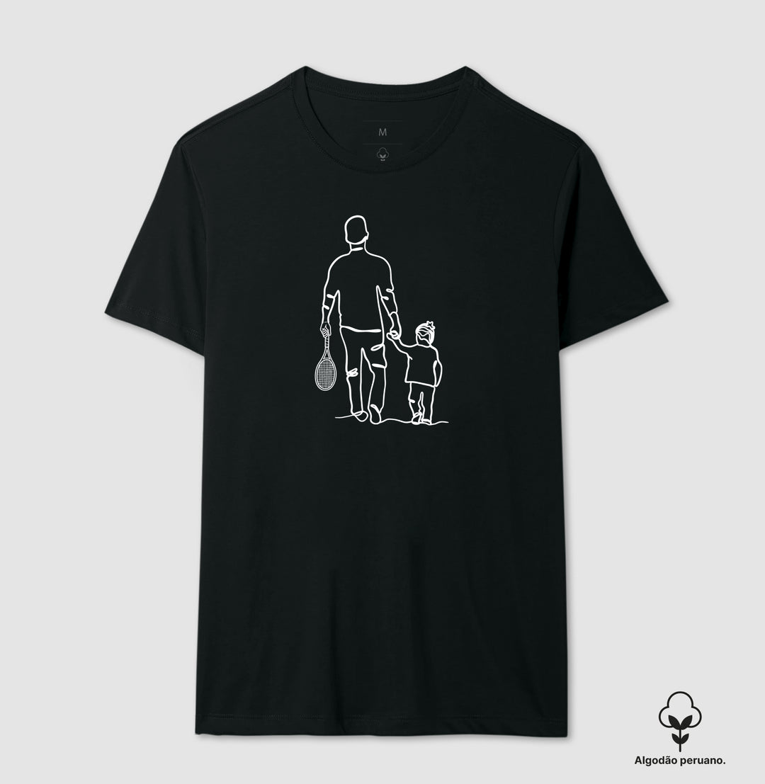 [Pai tenista] Com 1 filha - Personalizada