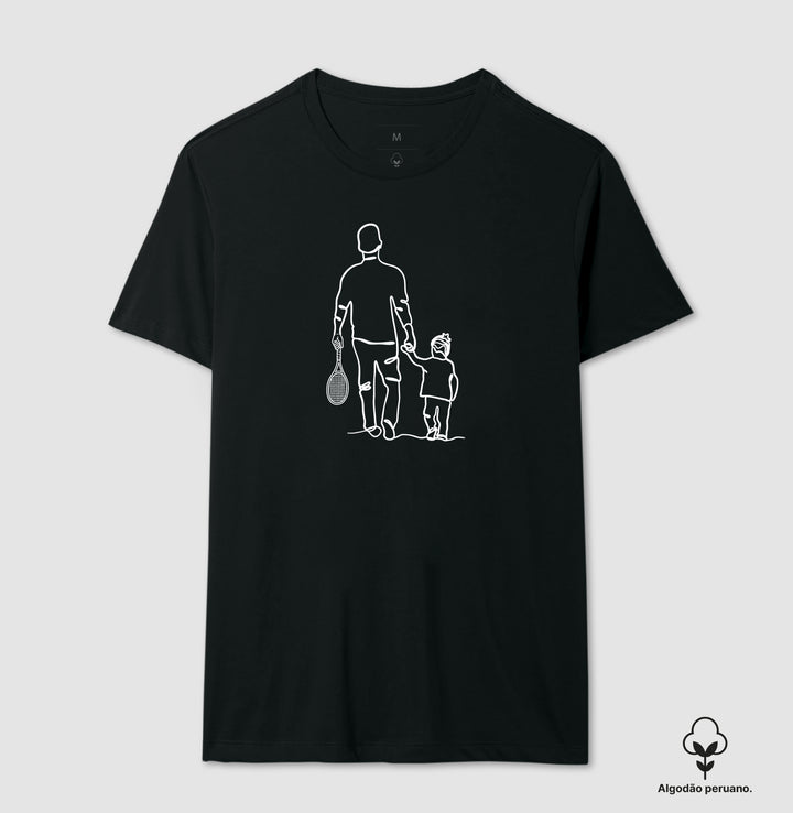 [Pai tenista] Com 1 filha - Personalizada