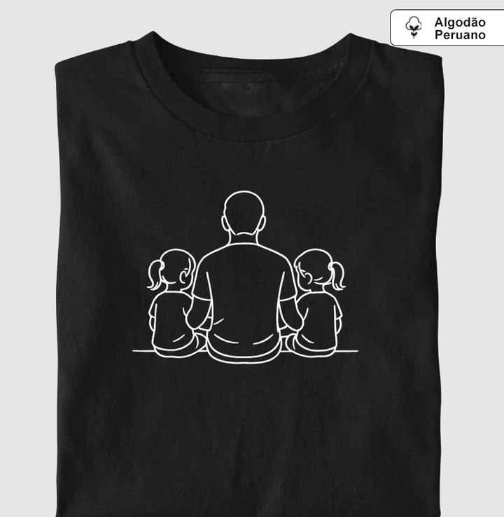 Pai de gêmeas (2 meninas) - Personalizada