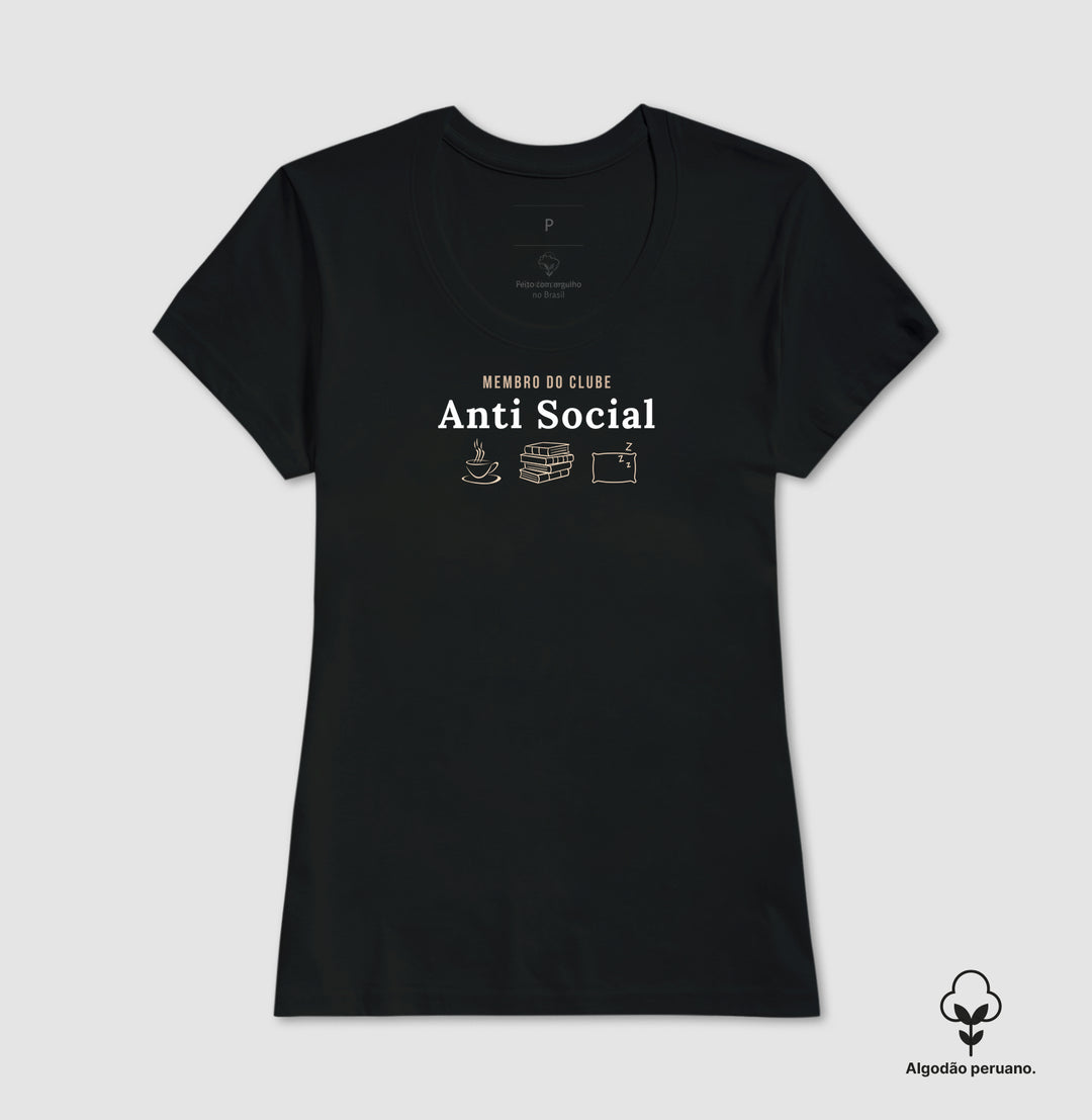 Membro do Clube Anti Social - Algodão Peruano Premium