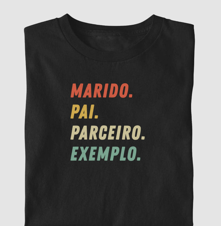 Marido, pai, parceiro, exemplo