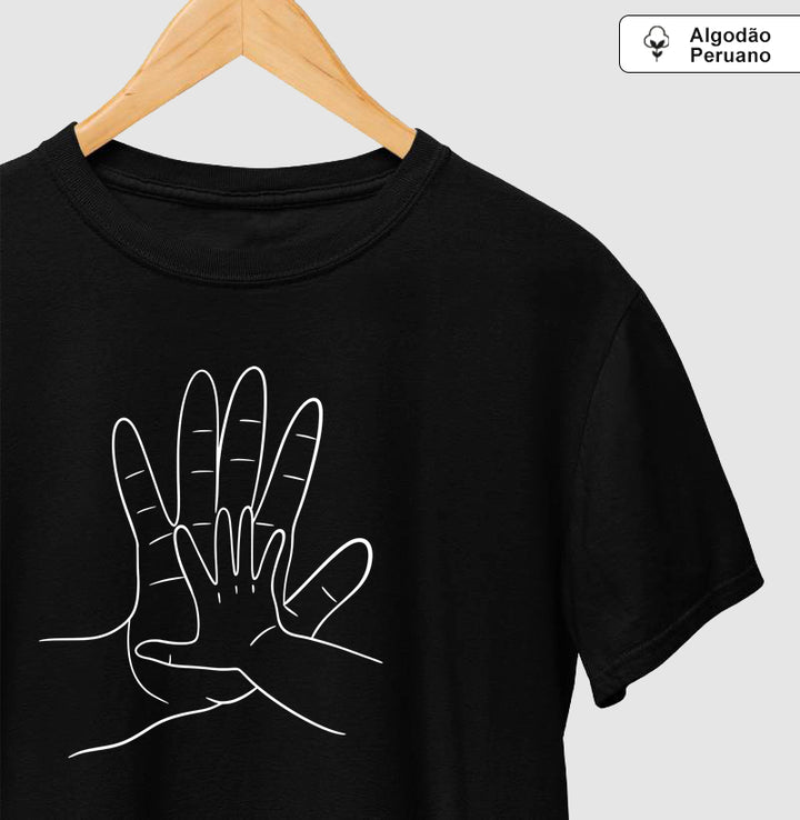 Mão pai e filho(a) - Personalizada