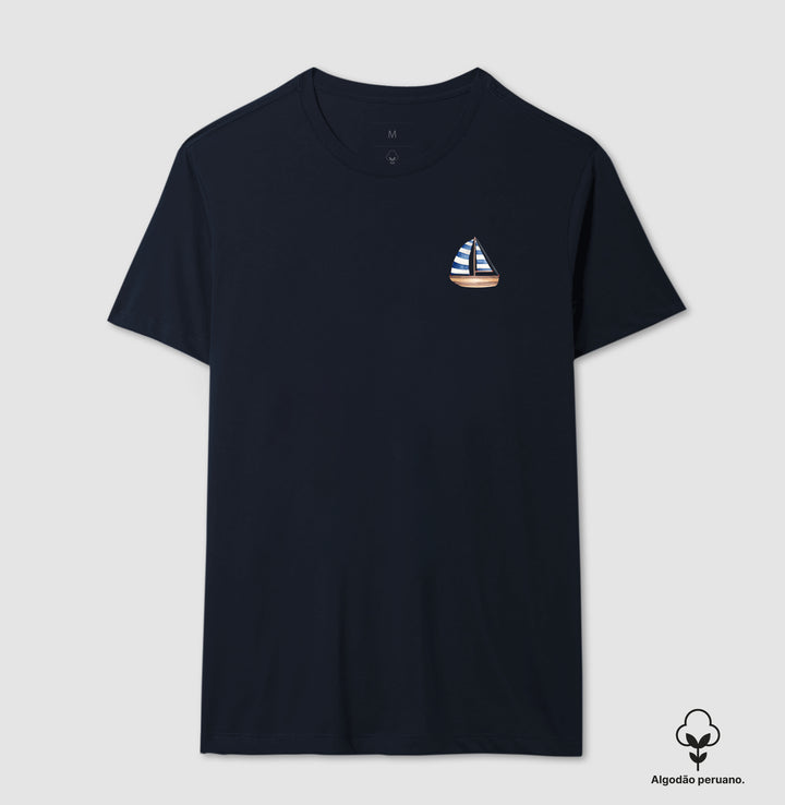 Barco a vela - Algodão Premium Peruano