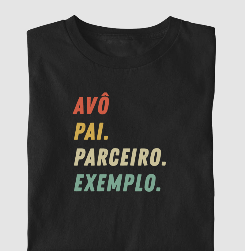 Avô, pai, parceiro, exemplo