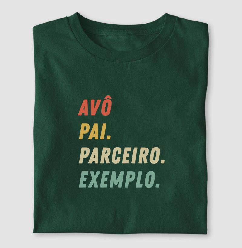 Avô, pai, parceiro, exemplo