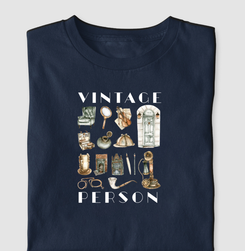 Vintage Person - Algodão Premium Peruano