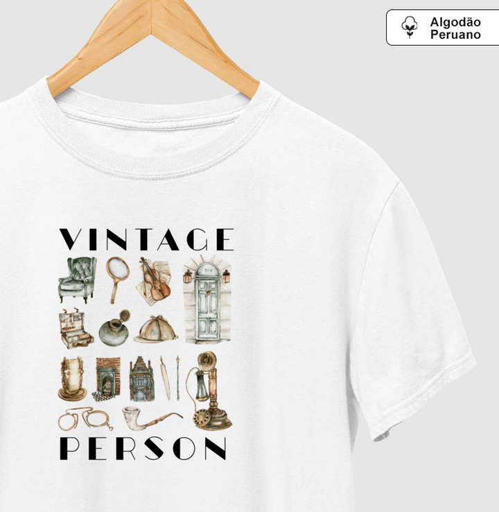 Vintage Person - Algodão Premium Peruano