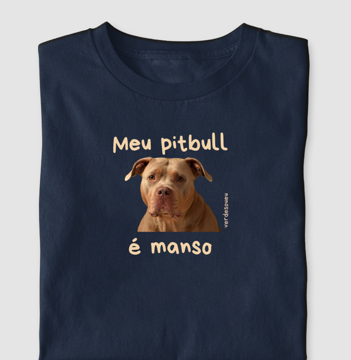 Meu pitbull é manso
