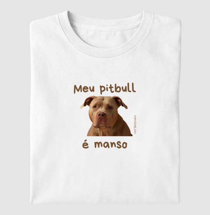 Meu pitbull é manso