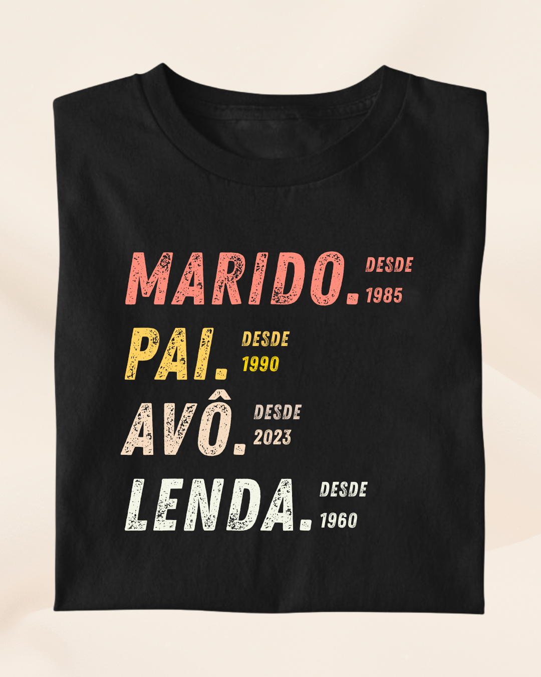 Marido, pai, avô, lenda - Personalizada